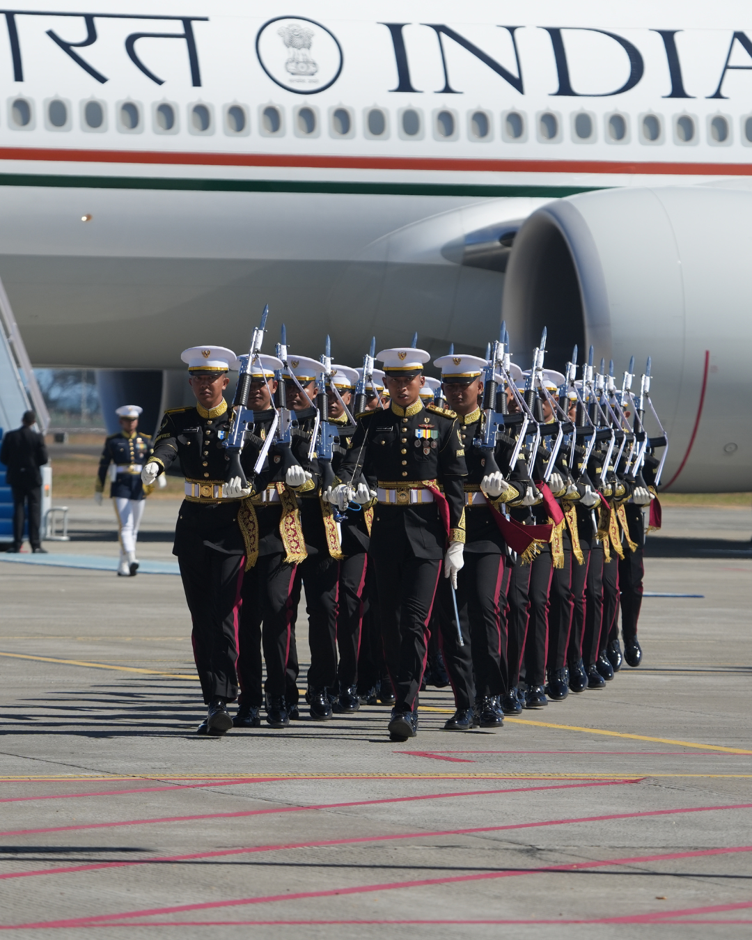 Prime Minister Narendra Modi’s Visit to Yogyakarta – Navy Blue Pashor Uniform