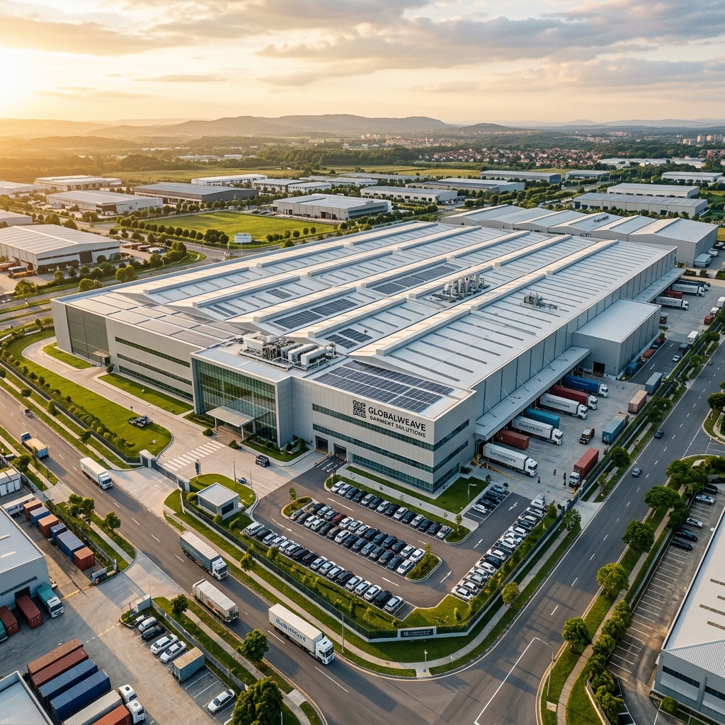 Factory Aerial View